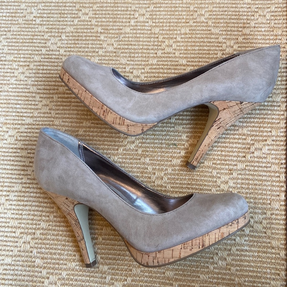 Alfani Women’s Maddy Faux Suede Heels, Size 7